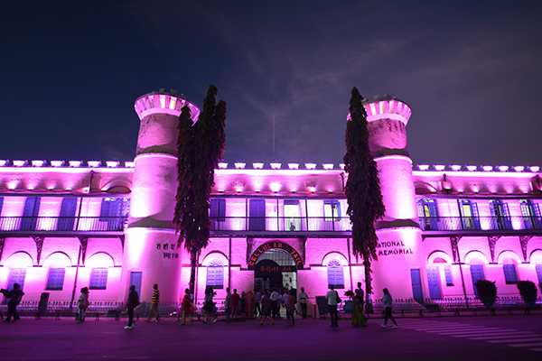 port blair cellular jail light and sound show duration